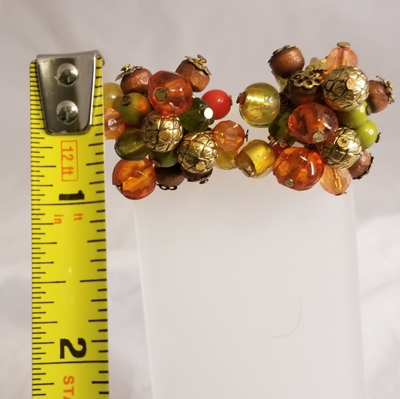 Style & Co. Round Cluster Clip On Earrings - Picture 4 of 6